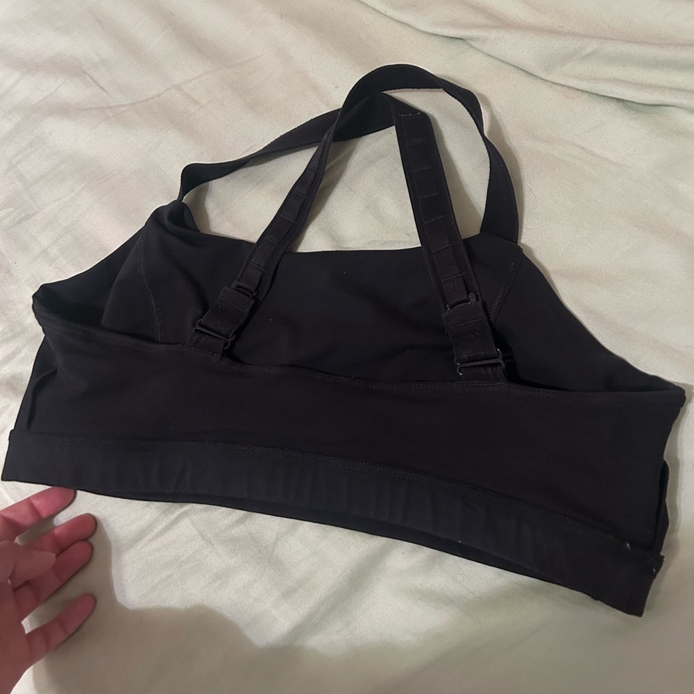 Lululemon black sports bra large - Picture 2 of 5